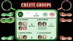 Organize your friends and family into groups